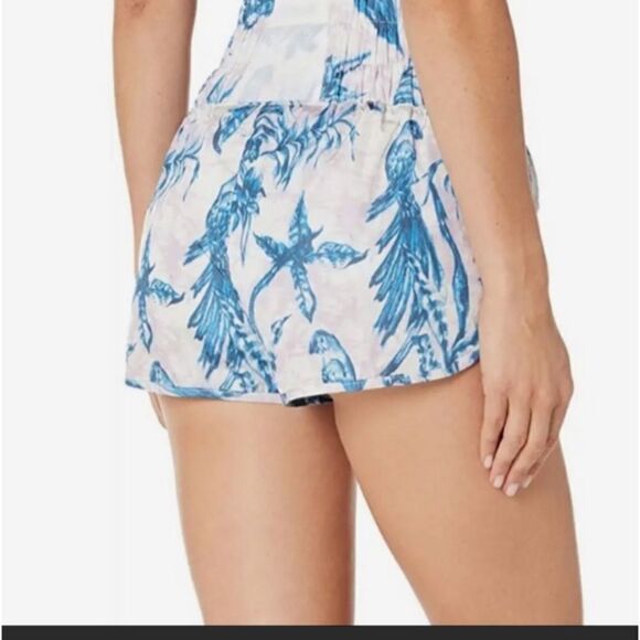 NWT Free People High Rise The Way Home Short Smocked Waistband Printed SZ Small - Picture 6 of 15